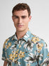 Petrol Short Sleeve Shirt M1050-SIS418